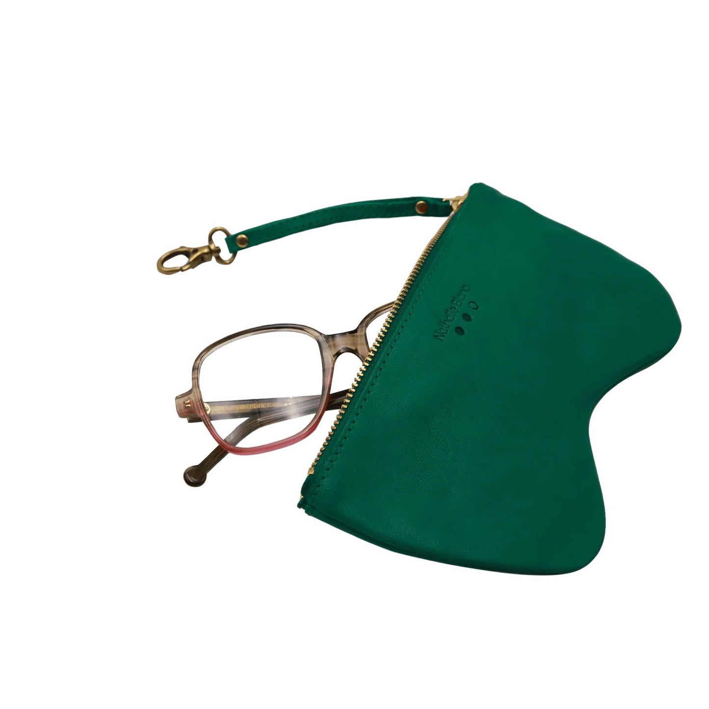 Nathalie Blanc - Leather Zipped Single Pouch