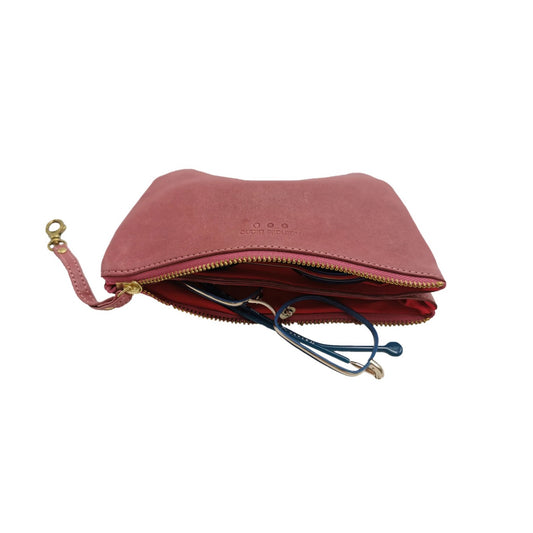 Nathalie Blanc - Leather Zipped Double Pouch
